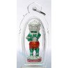 KB BoonYang B.E.2567 SiHuHaTa Bronze Plated Silver Green 3.2cm