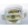 KB BoonYang B.E.2567 SiHuHaTa Bronze Plated Gold Blue 3.2cm