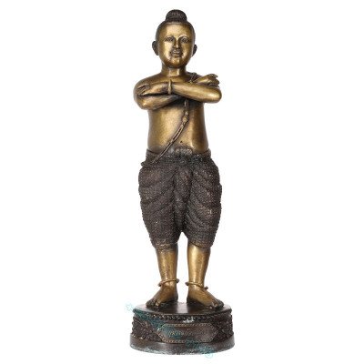 龙莆 素拉萨 Wat Pradu 佛历2559 古曼童 金身 31cm 作 3333 尊