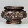 9 Famous Monks Chanted LP Nu-Inn B.E.2557 Phra Rahu Joss Stick Burner Height 14cm (B)