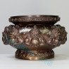 9 Famous Monks Chanted LP Nu-Inn B.E.2557 Phra Rahu Joss Stick Burner Height 14cm (B)