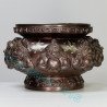 9 Famous Monks Chanted LP Nu-Inn B.E.2557 Phra Rahu Joss Stick Burner Height 14cm (B)