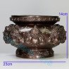 9 Famous Monks Chanted LP Nu-Inn B.E.2557 Phra Rahu Joss Stick Burner Height 14cm (B)