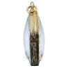 LP Namfon Wat Phailom B.E.2552 Phra KhunPaen & Kuman Silver 4cm, Italy Gold Casing