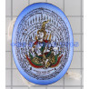 LP Inn B.E.2557 Phet Phaya Thon Locket 4.6cm blue